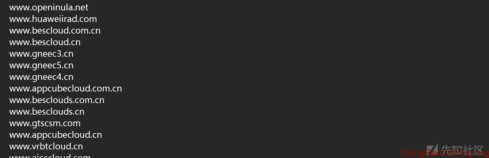 互联网暴露面全面资产收集流程及方法解析插图14 互联网暴露面全面资产收集流程及方法解析插图14